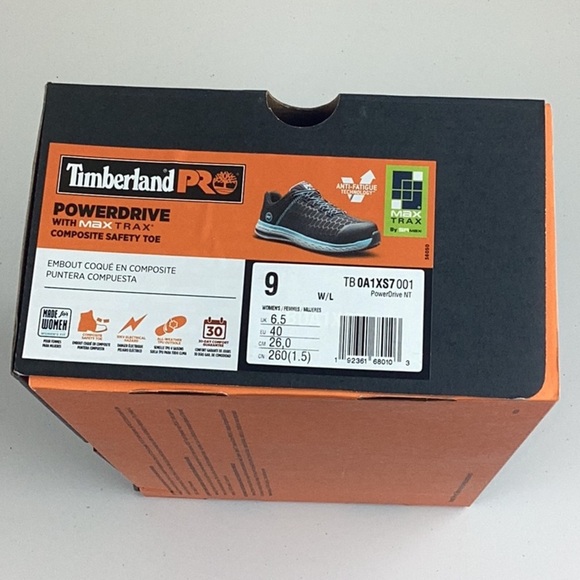 Timberland PRO Powerdrive Composite Safety Shoes. Womens Size 9 W. - Picture 9 of 9